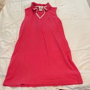 Lacoste Vibrant Pink Sleeveless Dress